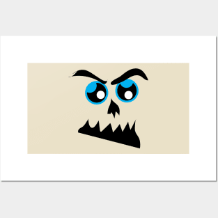 Halloween Scary Face Posters and Art